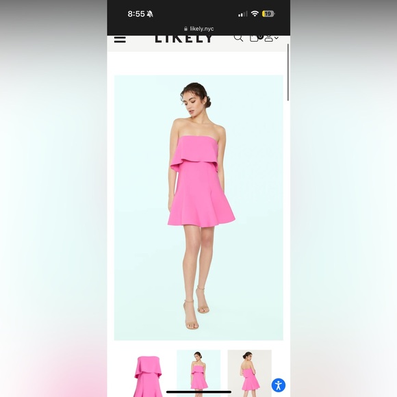 Likely NWT Flouncy Driggs Dress - Picture 2 of 8